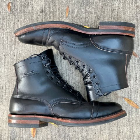 View photo of White's Bounty Hunter in Horween Black Chromexcel Horsehide