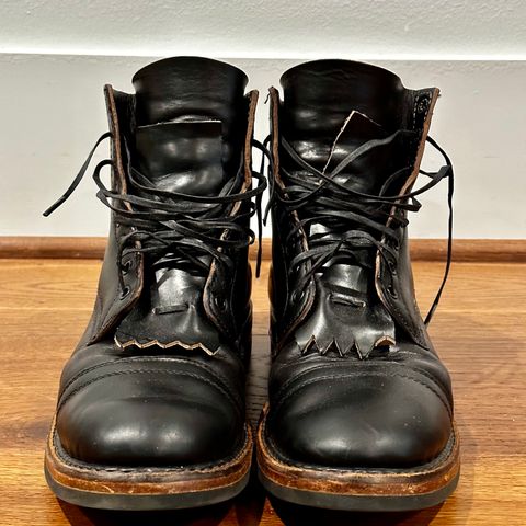 View photo of White's Bounty Hunter in Horween Black Chromexcel Horsehide