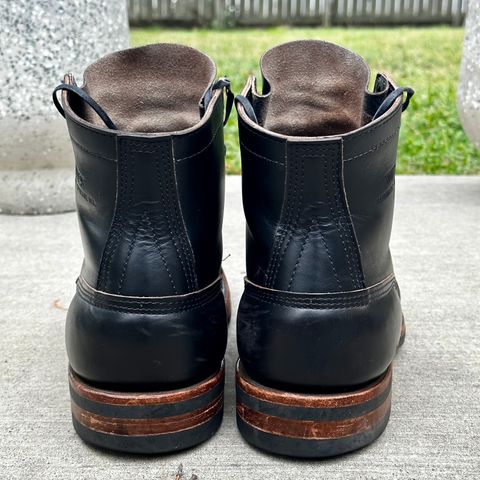 View photo of White's Bounty Hunter in Horween Black Chromexcel Horsehide