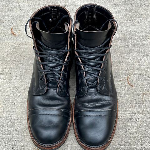 View photo of White's Bounty Hunter in Horween Black Chromexcel Horsehide