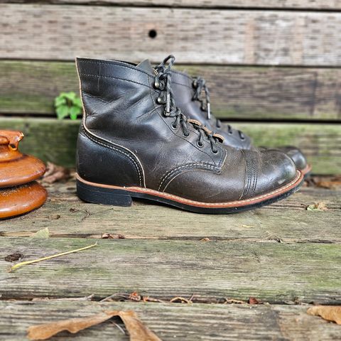 View photo of Red Wing Iron Ranger in S.B. Foot Charcoal Rough and Tough