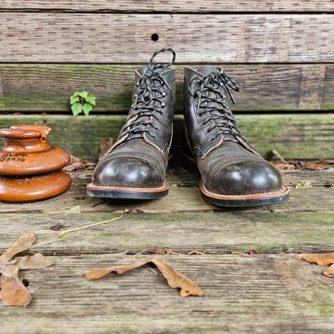 View photo of Red Wing Iron Ranger in S.B. Foot Charcoal Rough and Tough