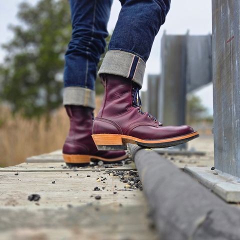 View photo of Nicks MTO in Horween, Color #8 Cypress