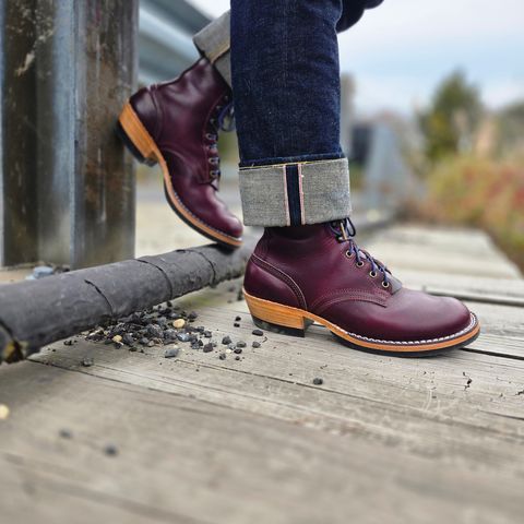 View photo of Nicks MTO in Horween, Color #8 Cypress