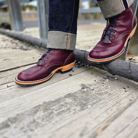 View photo of Nicks MTO in Horween, Color #8 Cypress