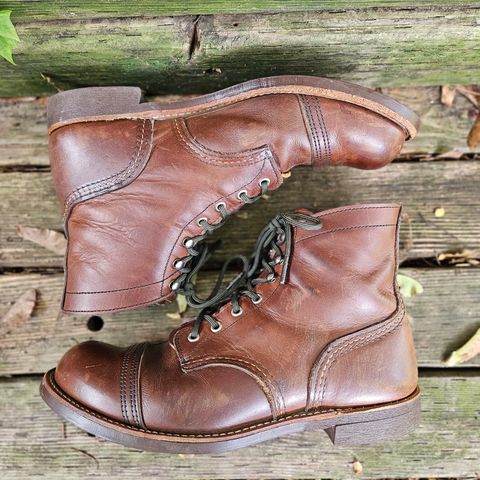 View photo of Red Wing Iron Ranger in S.B. Foot Amber Harness