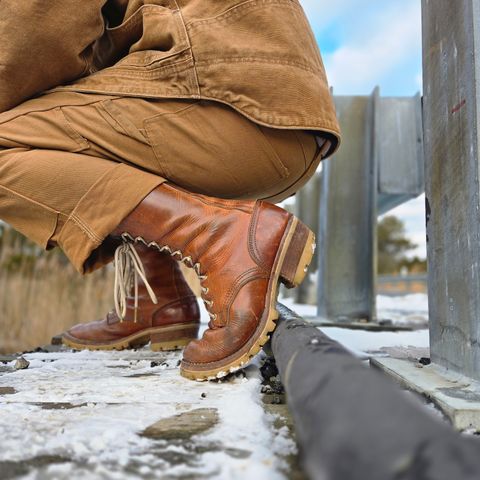 View photo of Nicks MTO in Horween Natural Dublin