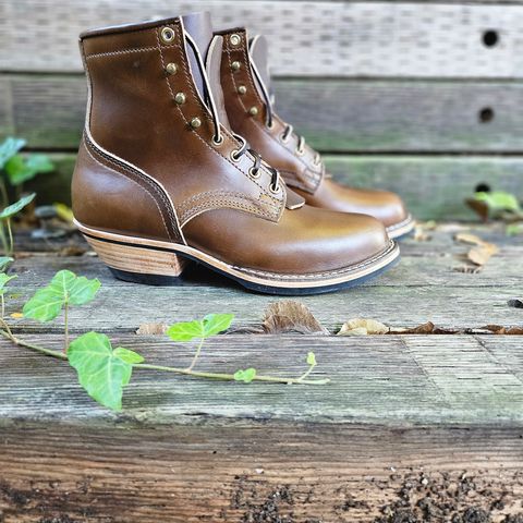 View photo of Nicks Becca in Horween British Tan Chromexcel