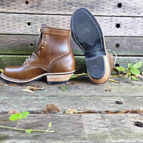 View photo of Nicks Becca in Horween British Tan Chromexcel