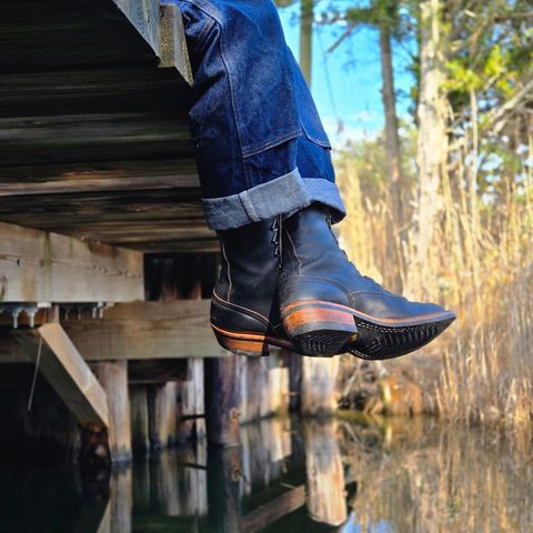 Nicks Lace To Toe in Horween Pacific Waxed Flesh