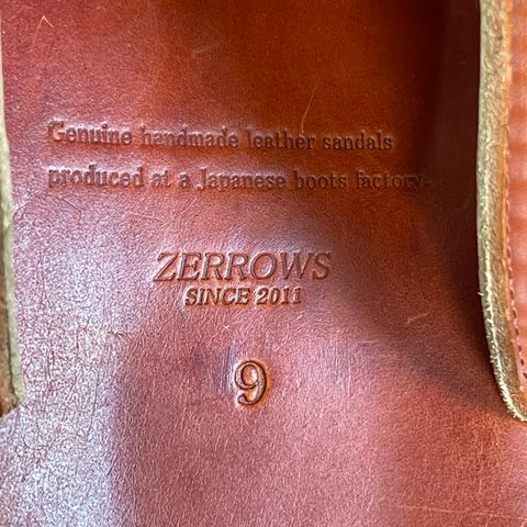 Zerrows Two Strap Sandal in Dark Brown Douglas