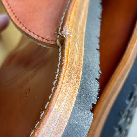 Zerrows Two Strap Sandal in Dark Brown Douglas
