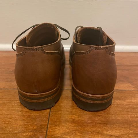 Viberg 145 Oxford in Horween Natural Essex Workshoe Butt