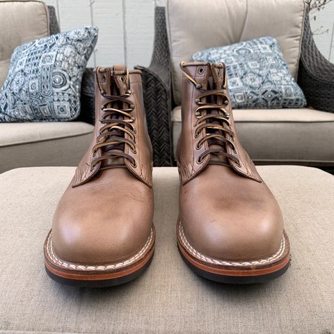 Nicks MTO in Horween Natural Chromexcel