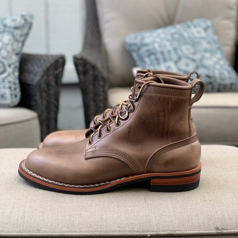 Nicks MTO in Horween Natural Chromexcel