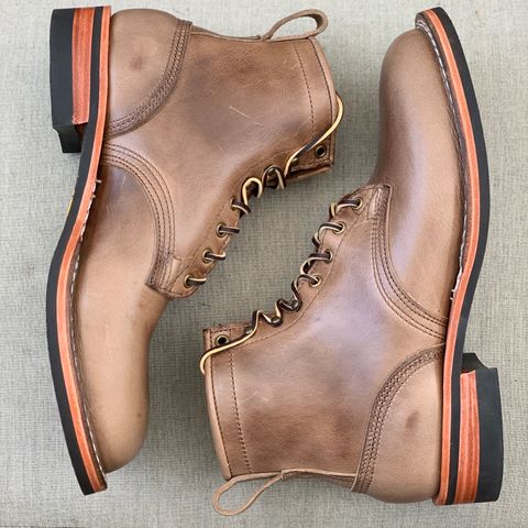 Nicks MTO in Horween Natural Chromexcel
