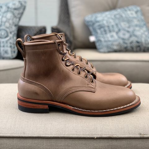 Nicks MTO in Horween Natural Chromexcel