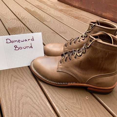 Nicks MTO in Horween Natural Chromexcel
