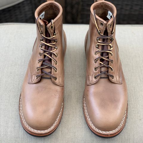 Nicks MTO in Horween Natural Chromexcel