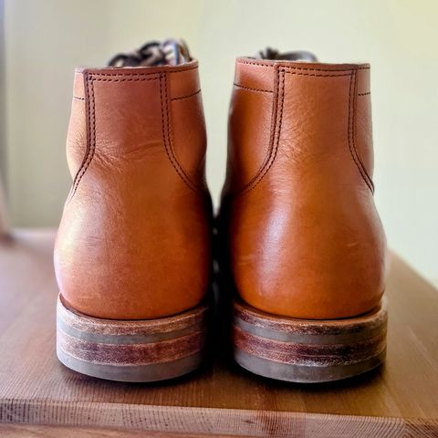 View photo of Viberg Service Boot in Tochigi Natural Cowhide