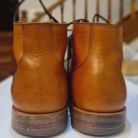 View photo of Viberg Service Boot in Tochigi Natural Cowhide