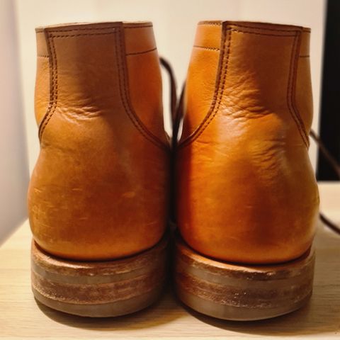 View photo of Viberg Service Boot in Tochigi Natural Cowhide