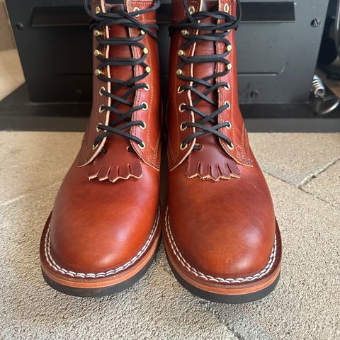 Nicks Falcon in Wickett & Craig Tan Oiled Latigo