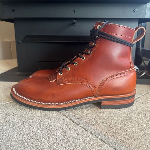 Nicks Falcon in Wickett & Craig Tan Oiled Latigo