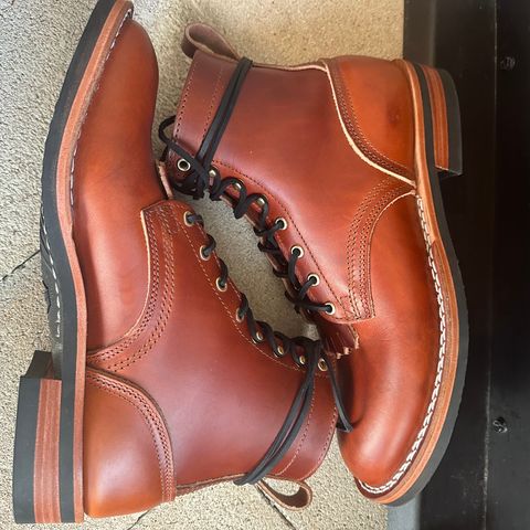 Nicks Falcon in Wickett & Craig Tan Oiled Latigo