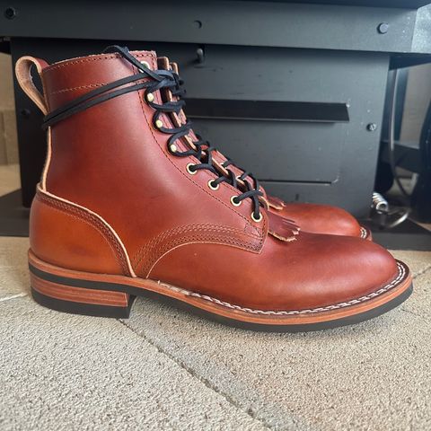Nicks Falcon in Wickett & Craig Tan Oiled Latigo