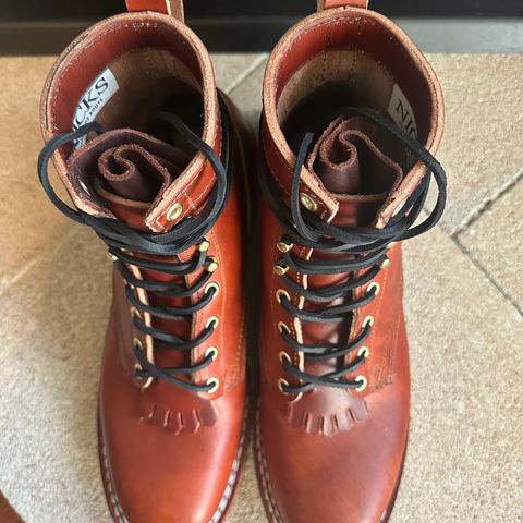 Nicks Falcon in Wickett & Craig Tan Oiled Latigo