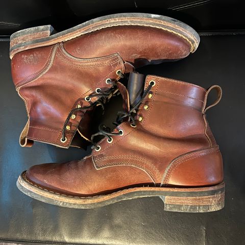 Nicks Falcon in Wickett & Craig Tan Oiled Latigo