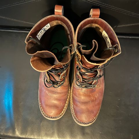 Nicks Falcon in Wickett & Craig Tan Oiled Latigo