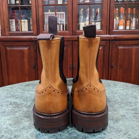 Tricker's Henry Country Dealer Boot in 1001 Burnished Calf