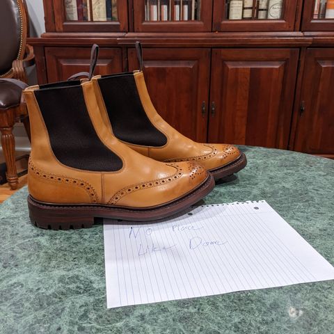 Tricker's Henry Country Dealer Boot in 1001 Burnished Calf
