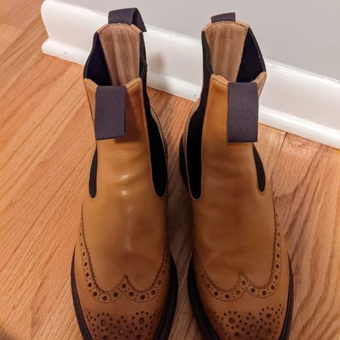 Tricker's Henry Country Dealer Boot in 1001 Burnished Calf