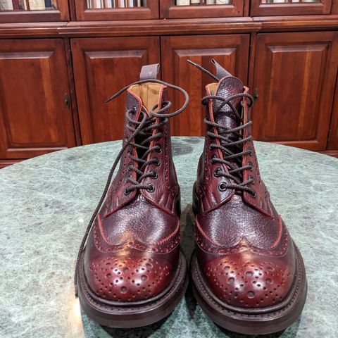 Tricker's Stow Country Boot in C.F. Stead Sign Classic Kudu