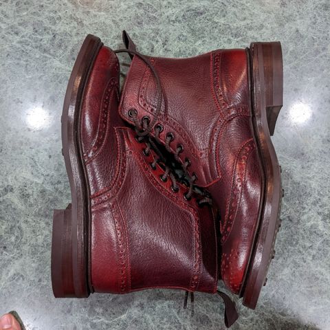 Tricker's Stow Country Boot in C.F. Stead Sign Classic Kudu