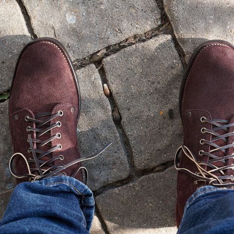NF Bootmaker Fritz Boot in J&FJ Baker Australian Nut Panel Hide Roughout