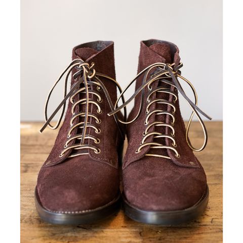 NF Bootmaker Fritz Boot in J&FJ Baker Australian Nut Panel Hide Roughout