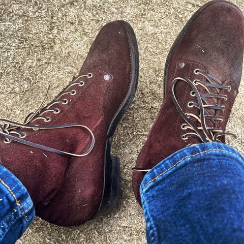 NF Bootmaker Fritz Boot in J&FJ Baker Australian Nut Panel Hide Roughout