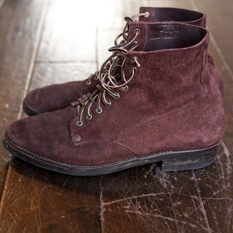 NF Bootmaker Fritz Boot in J&FJ Baker Australian Nut Panel Hide Roughout