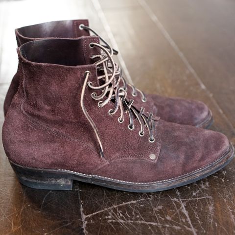 NF Bootmaker Fritz Boot in J&FJ Baker Australian Nut Panel Hide Roughout