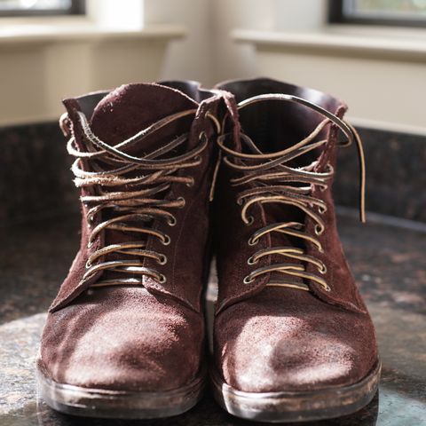 NF Bootmaker Fritz Boot in J&FJ Baker Australian Nut Panel Hide Roughout