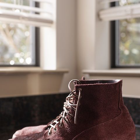NF Bootmaker Fritz Boot in J&FJ Baker Australian Nut Panel Hide Roughout