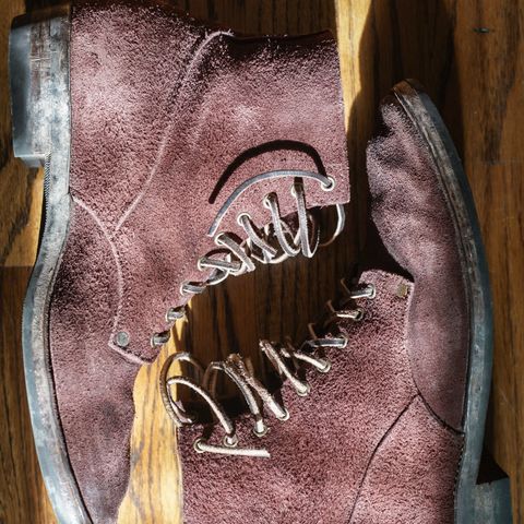 NF Bootmaker Fritz Boot in J&FJ Baker Australian Nut Panel Hide Roughout