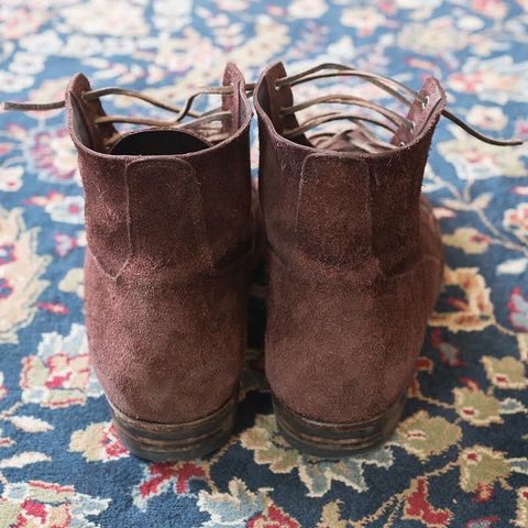 NF Bootmaker Fritz Boot in J&FJ Baker Australian Nut Panel Hide Roughout