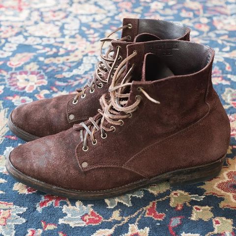 NF Bootmaker Fritz Boot in J&FJ Baker Australian Nut Panel Hide Roughout
