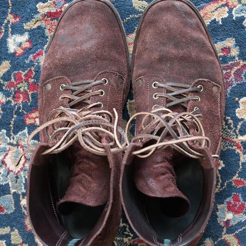 NF Bootmaker Fritz Boot in J&FJ Baker Australian Nut Panel Hide Roughout