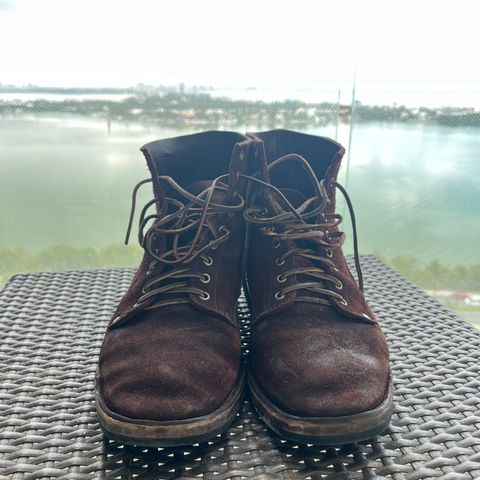 NF Bootmaker Fritz Boot in J&FJ Baker Australian Nut Panel Hide Roughout